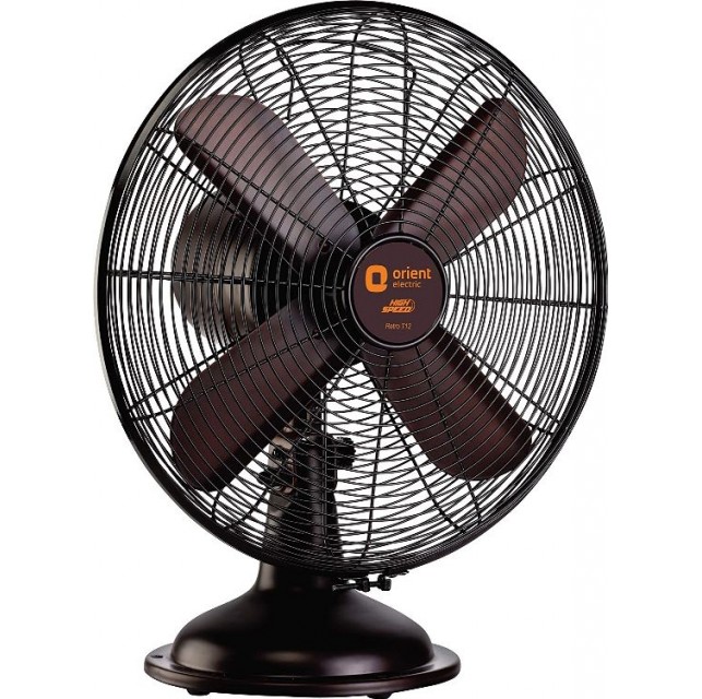 Orient Electric Retro T12 300 MM High Speed Table Fan (Rubbed Bronze)
